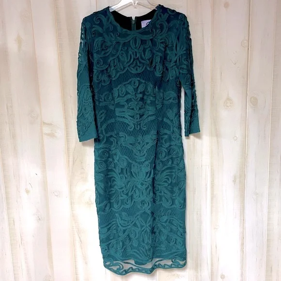 green emerald velvet dress Elegant Sheer Sleeves Mesh Train Sequin Evening Dress Royal Blue / S